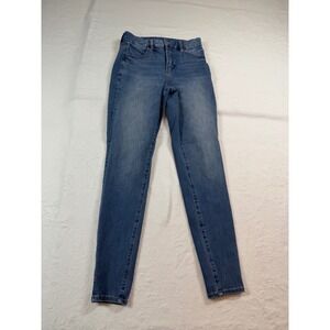 American Eagle Curvy Hi-Rise Jegging‎ Women 4 Blue Excellent Dream Jean Skinny